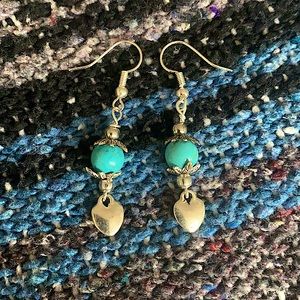 Silver and turquoise earrings